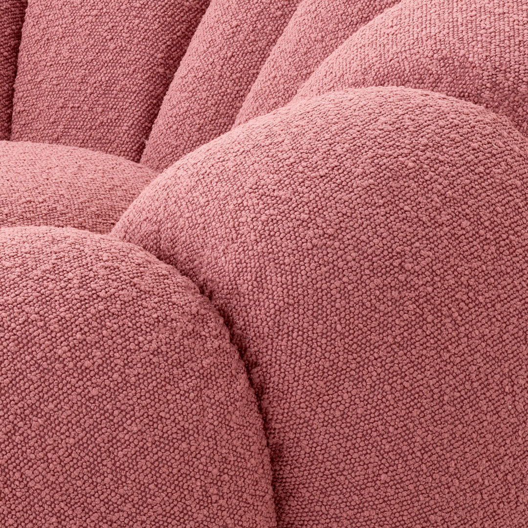 Swivel Chair Mello Boucl&Eacute; Rose Furniture Eichholtz