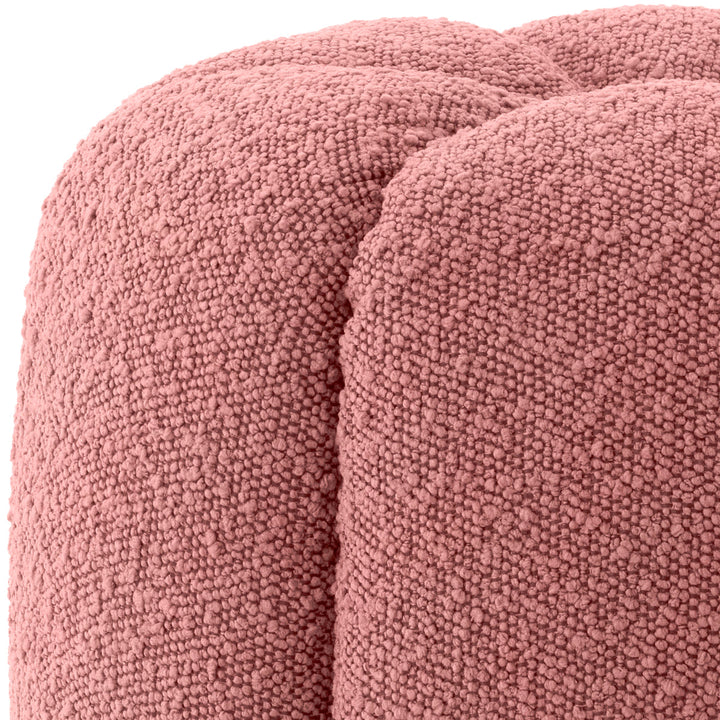 Stool Orchanic Boucl&Eacute; Rose Furniture Eichholtz