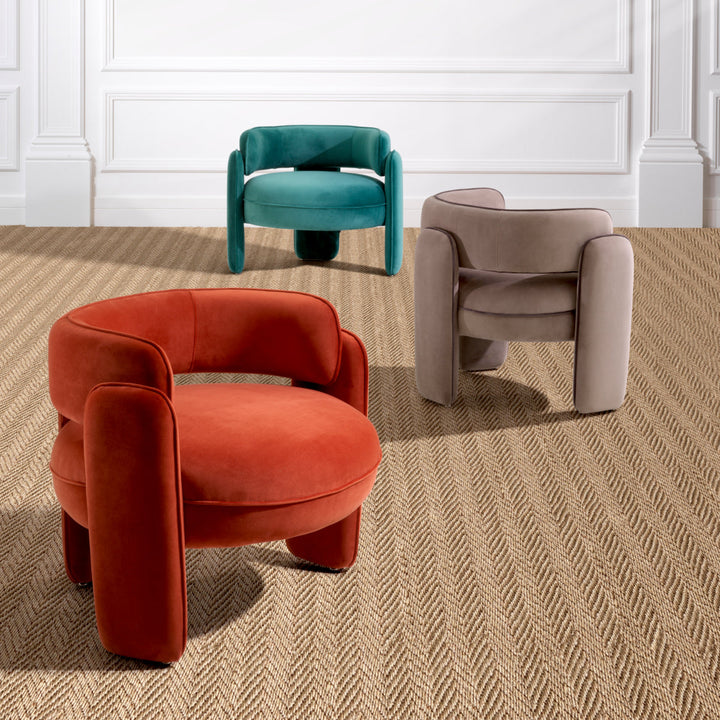 Chair Chaplin Savona Turquoise Velvet Furniture Eichholtz