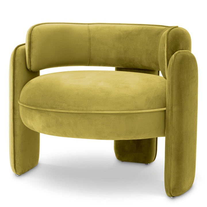 Chair Chaplin Savona Vintage Green Velvet Furniture Eichholtz