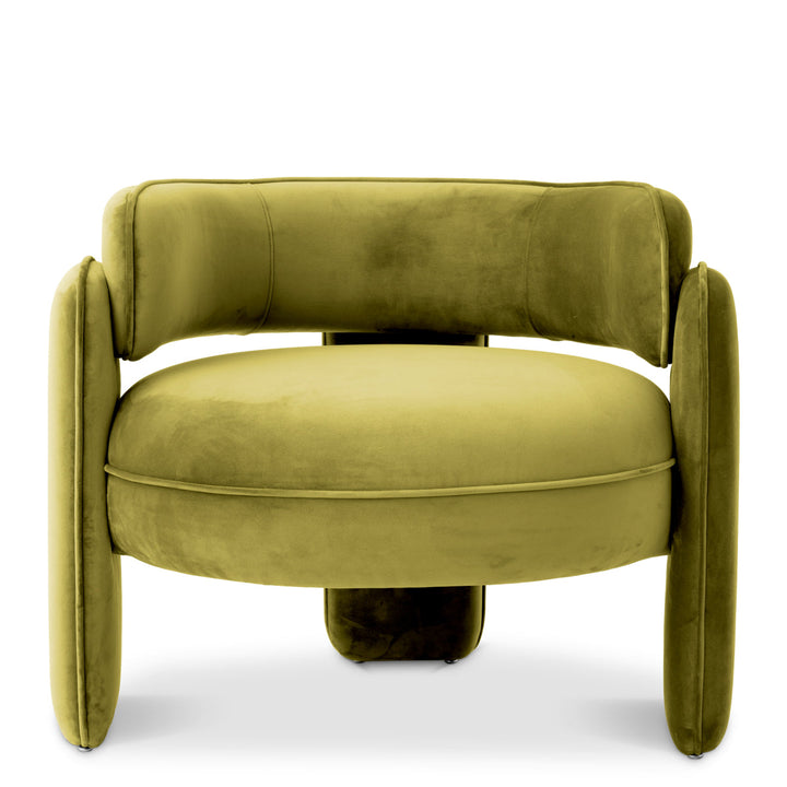 Chair Chaplin Savona Vintage Green Velvet Furniture Eichholtz