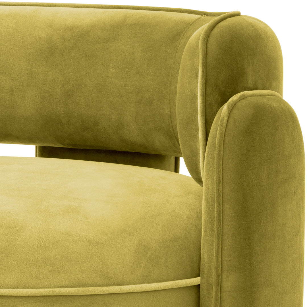 Chair Chaplin Savona Vintage Green Velvet Furniture Eichholtz