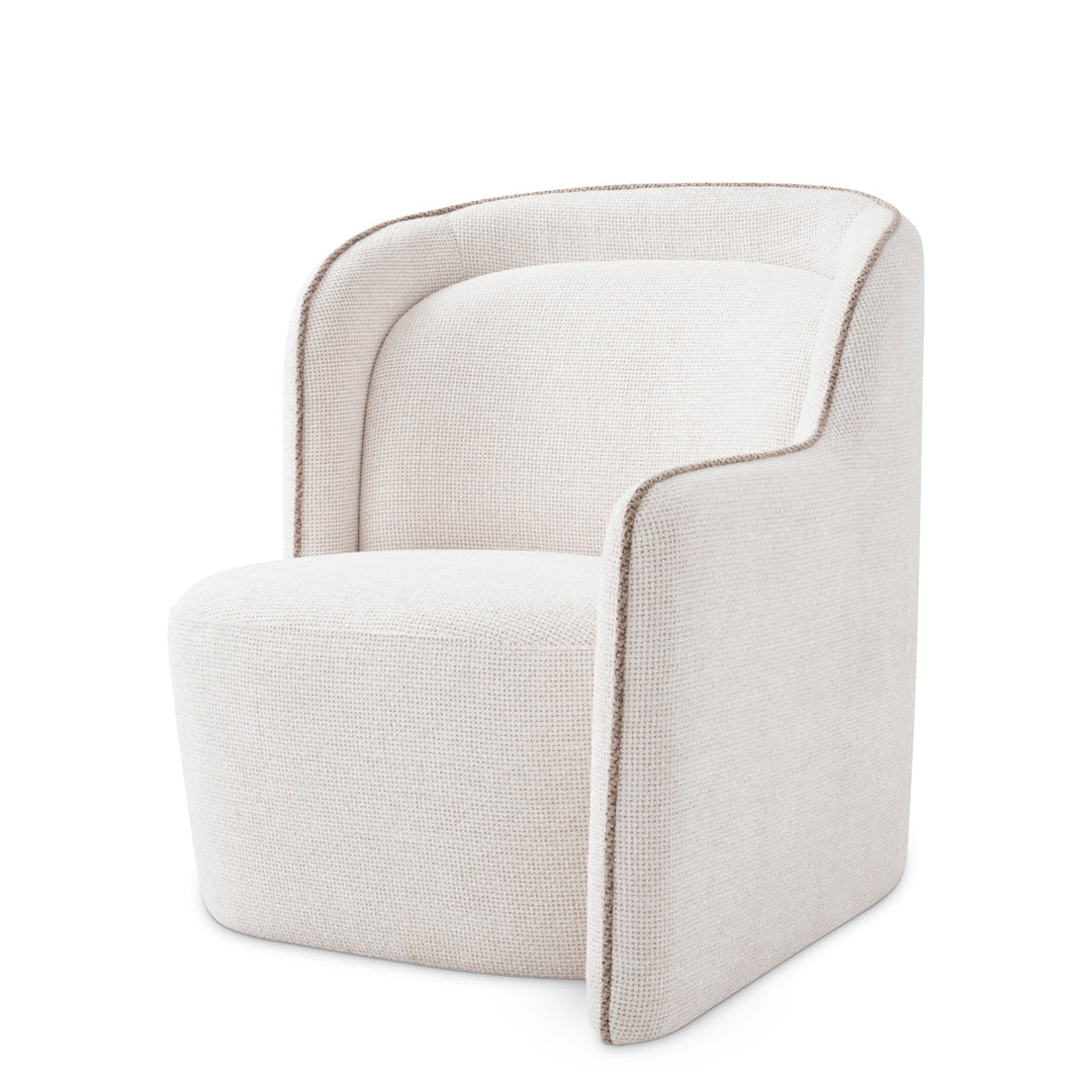 Chair Barrier Right Lyssa Off-White Furniture Eichholtz
