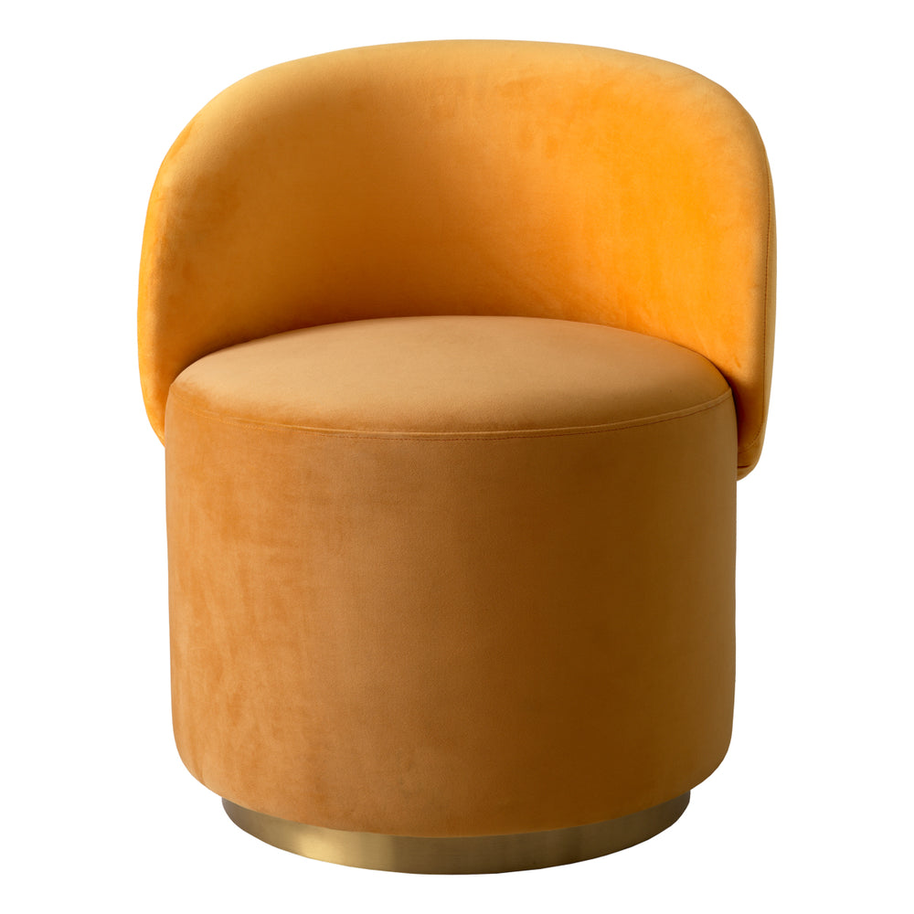 Low Dining Chair Greer Roche Yellow Velvet Furniture Eichholtz