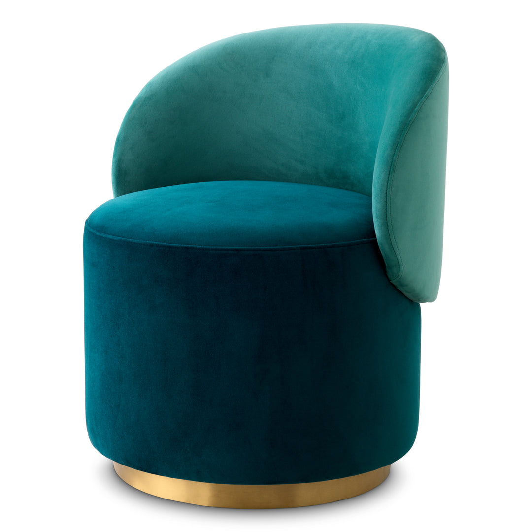 Low Dining Chair Greer Savona Sea Green Velvet Chairs Eichholtz