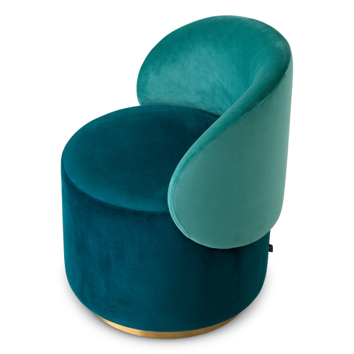 Low Dining Chair Greer Savona Sea Green Velvet Chairs Eichholtz