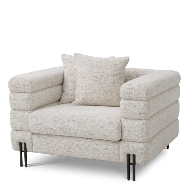 Chair York Seashell Off-White Furniture Eichholtz