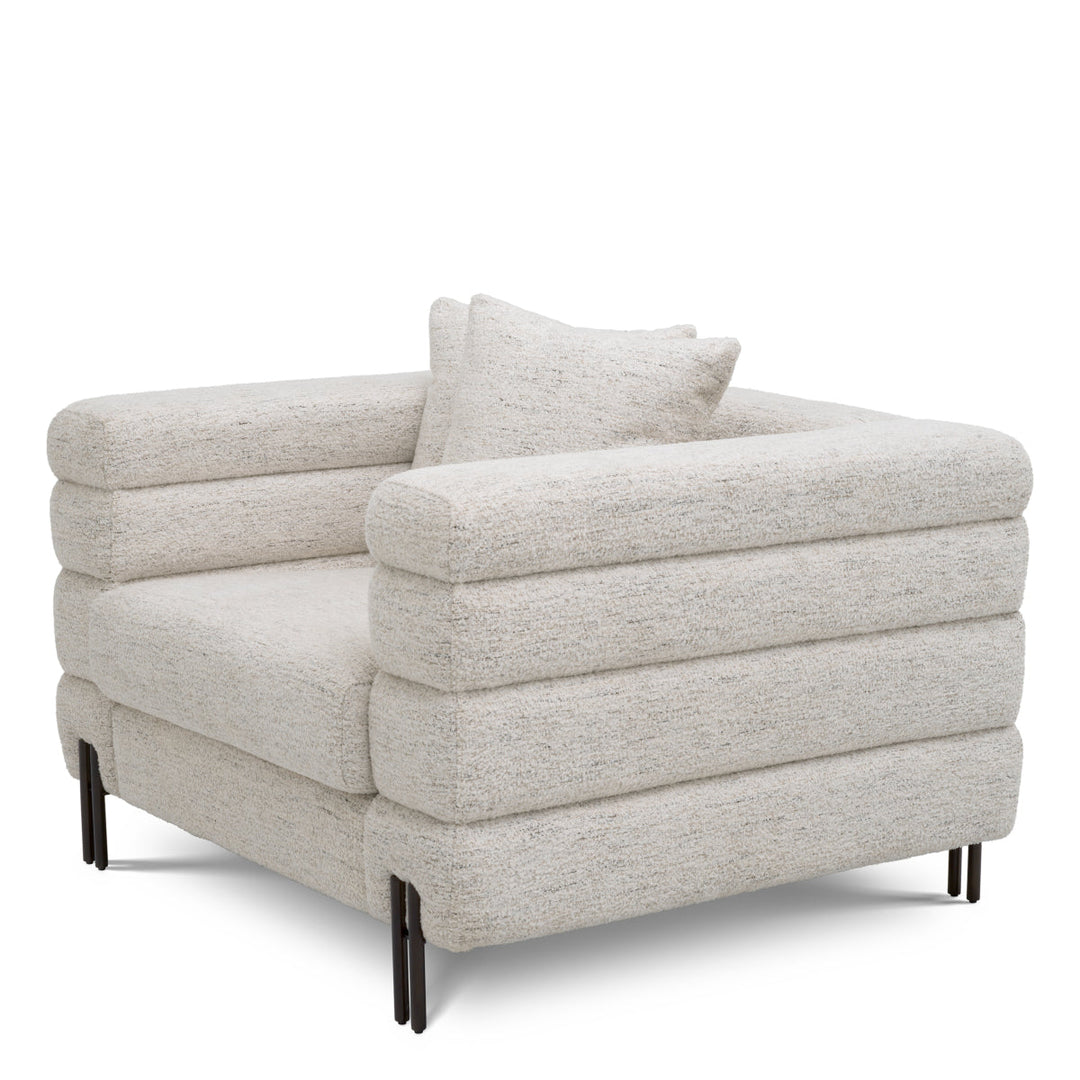 Chair York Seashell Off-White Furniture Eichholtz