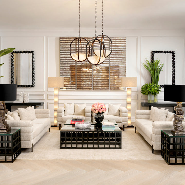 Sofa York Seashell Off-White Furniture Eichholtz