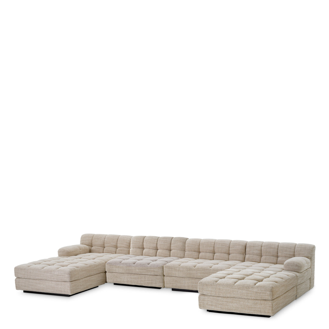 Modular Sofa Dean - Right Skyward Sand Furniture Eichholtz