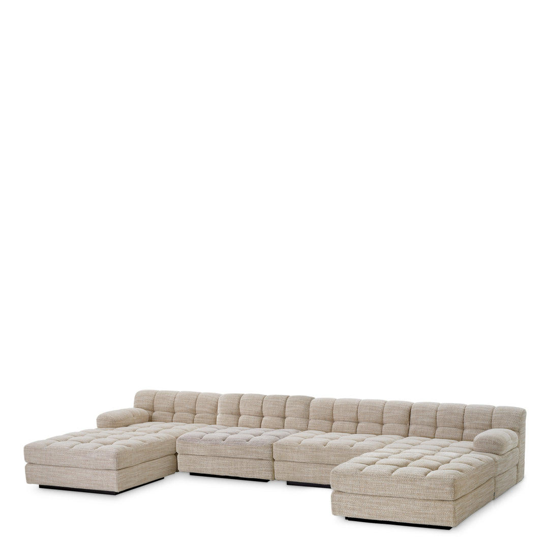 Modular Sofa Dean - Left Skyward Sand Furniture Eichholtz