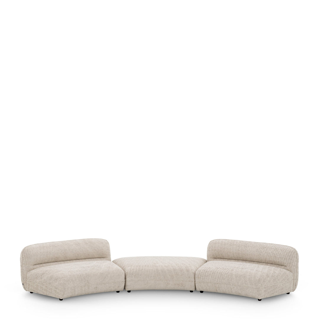 Modular Sofa Grand Avenue - Middle Creststone Beige Furniture Eichholtz