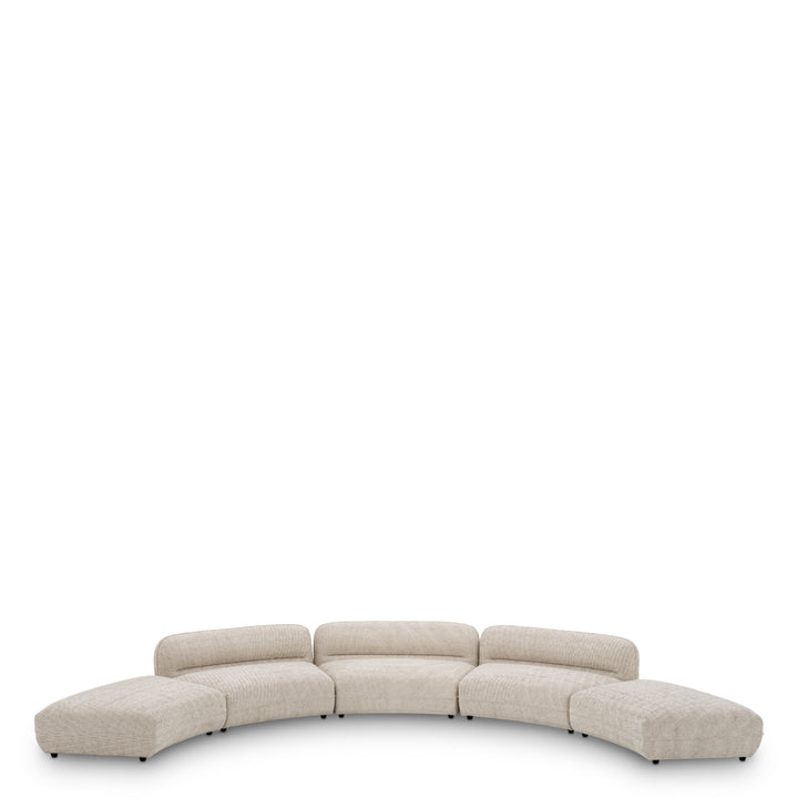 Modular Sofa Grand Avenue - Middle Creststone Beige Furniture Eichholtz