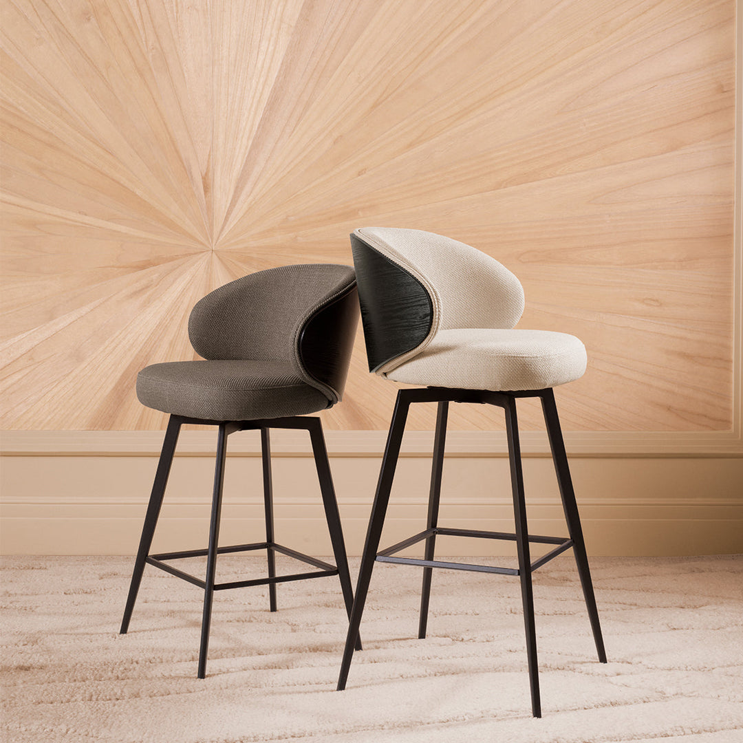 Bar Stool Camerota Scalea Sand Furniture Eichholtz