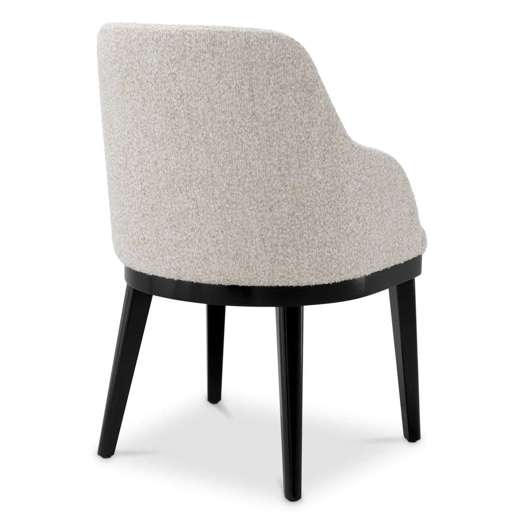 Dining Chair Costa With Arm Kempton Beige Furniture Eichholtz