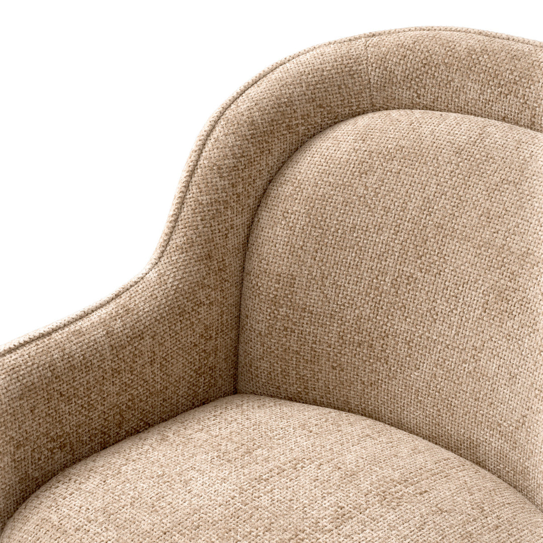 Chair Barrier Left Lyssa Sand Furniture Eichholtz