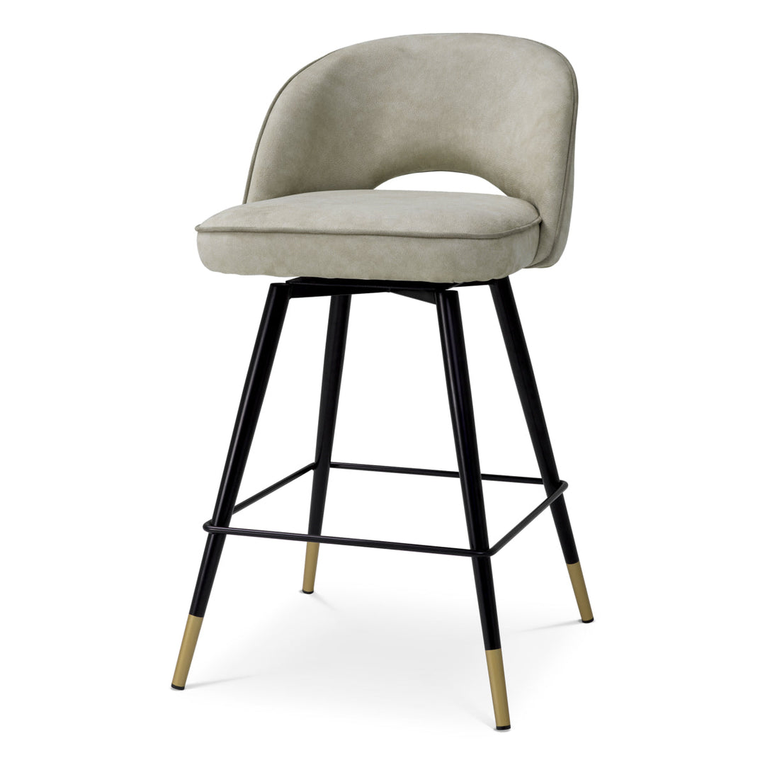 Counter Stool Cliff Set Of 2 Mayer Silver Furniture Eichholtz