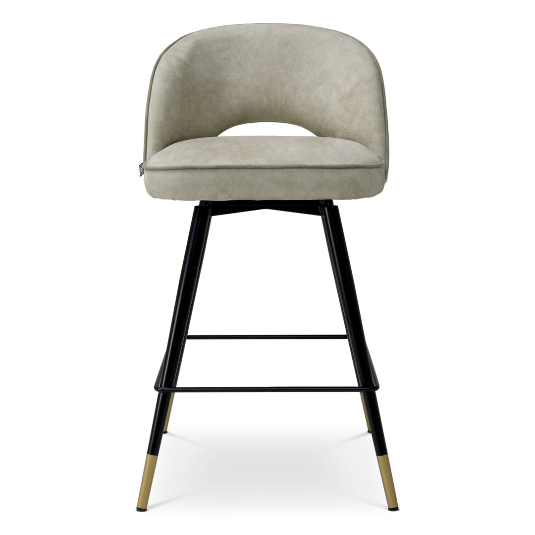 Counter Stool Cliff Set Of 2 Mayer Silver Furniture Eichholtz