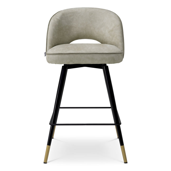 Counter Stool Cliff Set Of 2 Mayer Silver Furniture Eichholtz