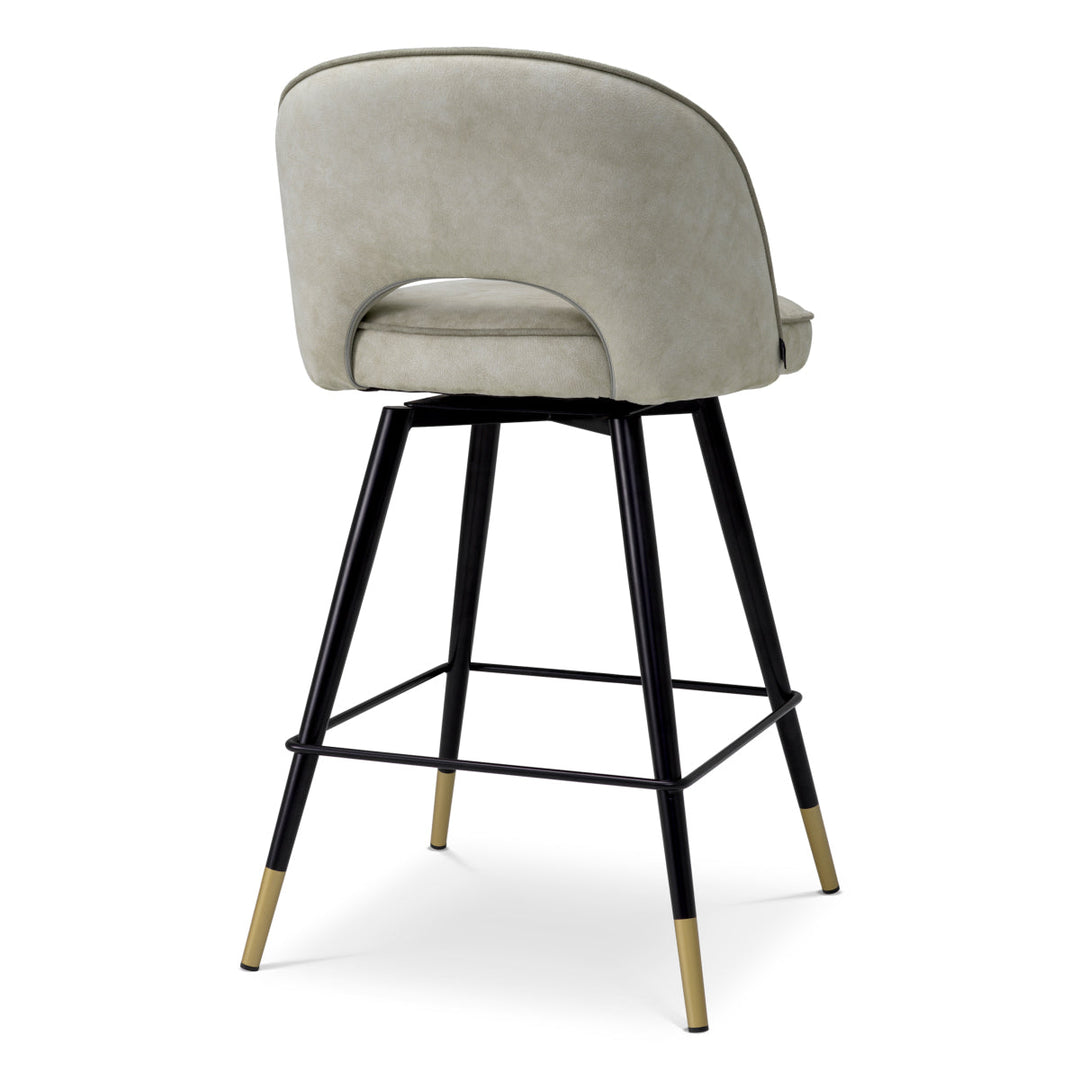 Counter Stool Cliff Set Of 2 Mayer Silver Furniture Eichholtz