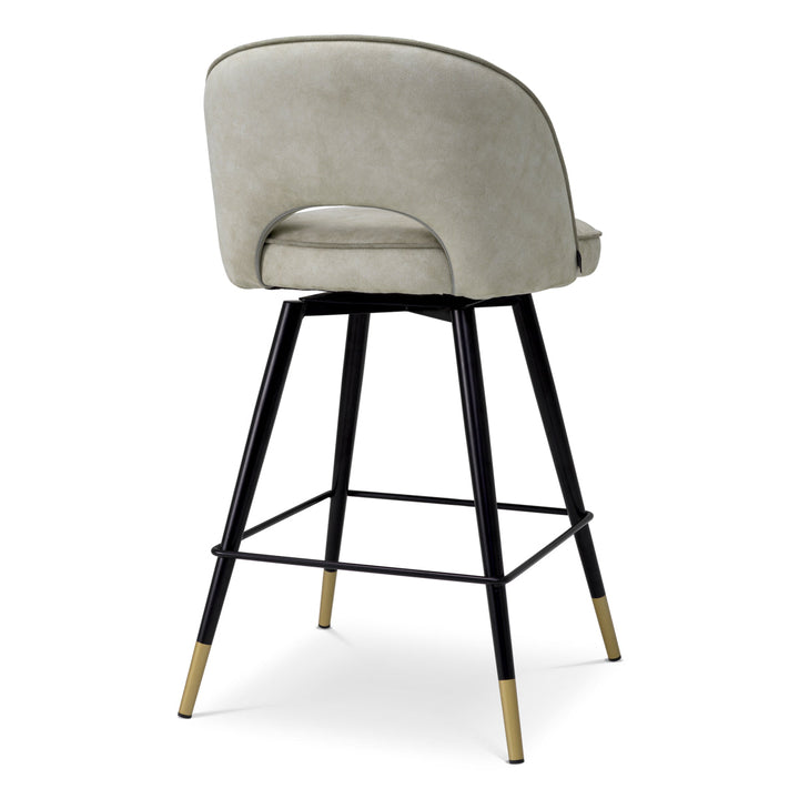 Counter Stool Cliff Set Of 2 Mayer Silver Furniture Eichholtz