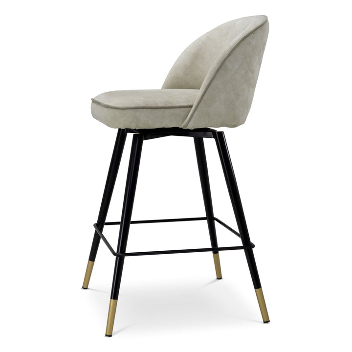 Counter Stool Cliff Set Of 2 Mayer Silver Furniture Eichholtz