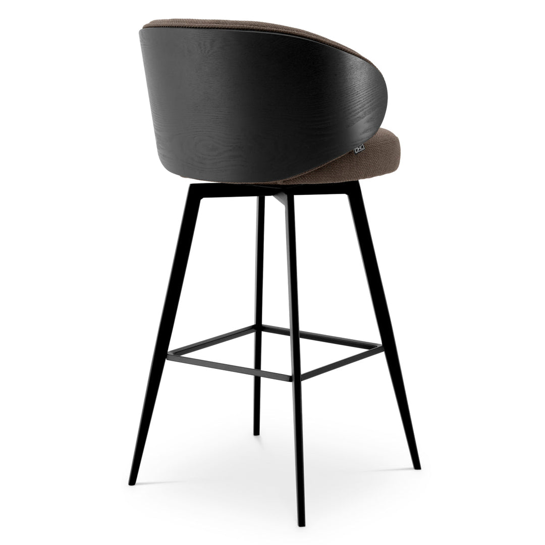 Bar Stool Camerota Scalea Grey Furniture Eichholtz