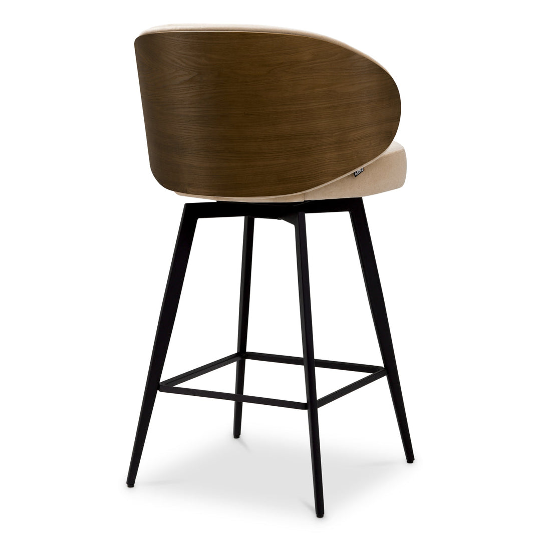 Counter Stool Camerota Sabino Beige Furniture Eichholtz