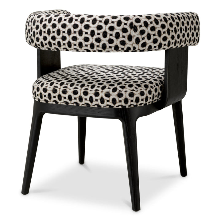 Dining Chair Dubois Black Oak Veneer Sunbeam Black New Collection - January 2026 Eichholtz