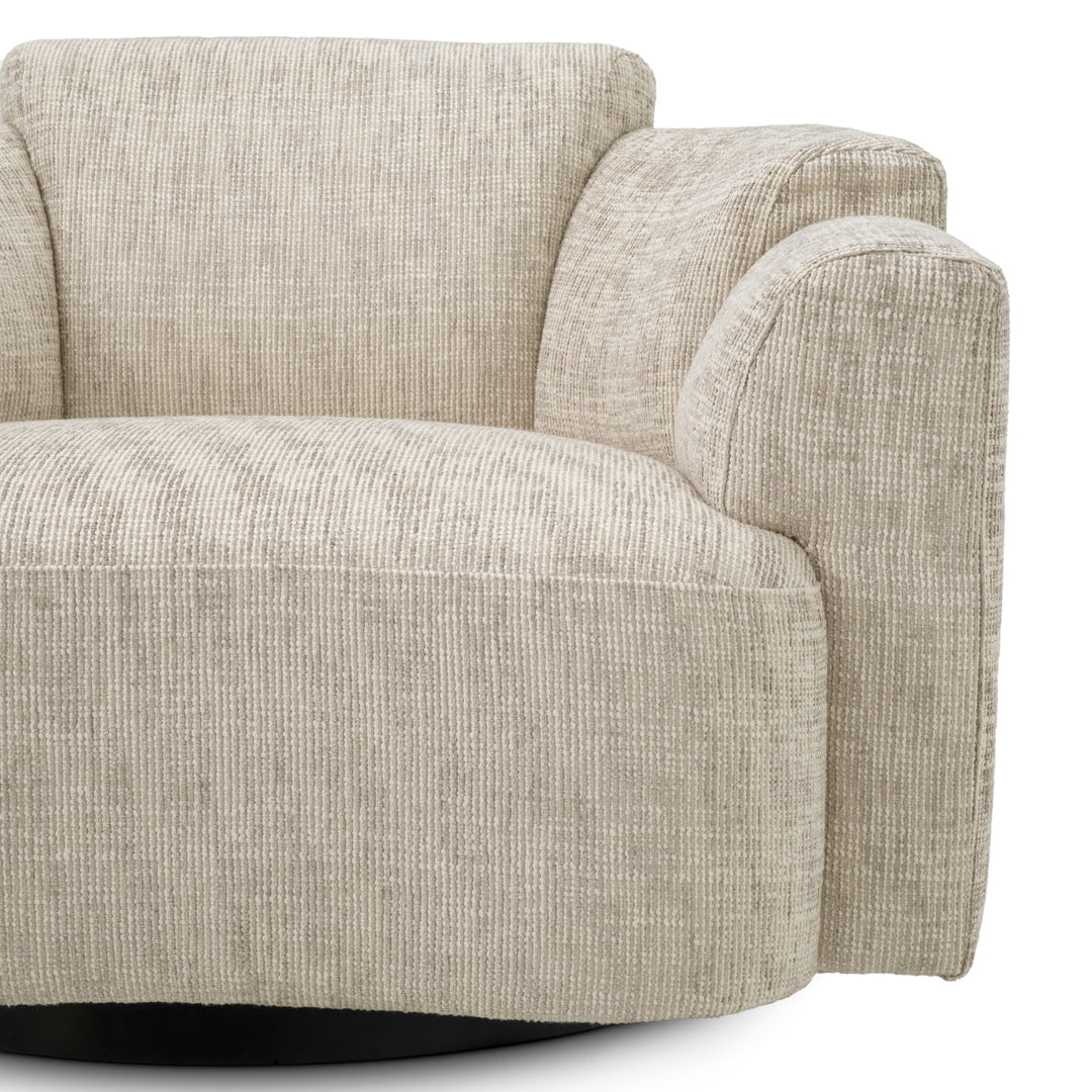 Swivel Chair Marbella Creststone Beige Furniture Eichholtz