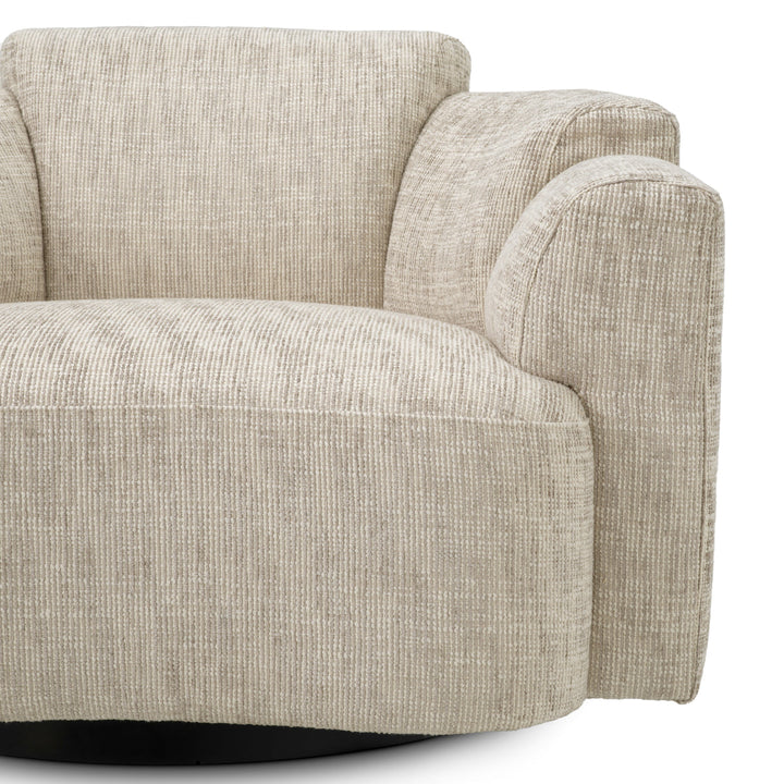 Swivel Chair Marbella Creststone Beige Furniture Eichholtz