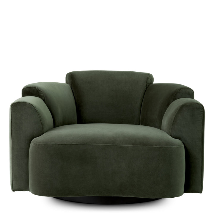 Swivel Chair Marbella Torrin Green Velvet New Collection - January 2026 Eichholtz