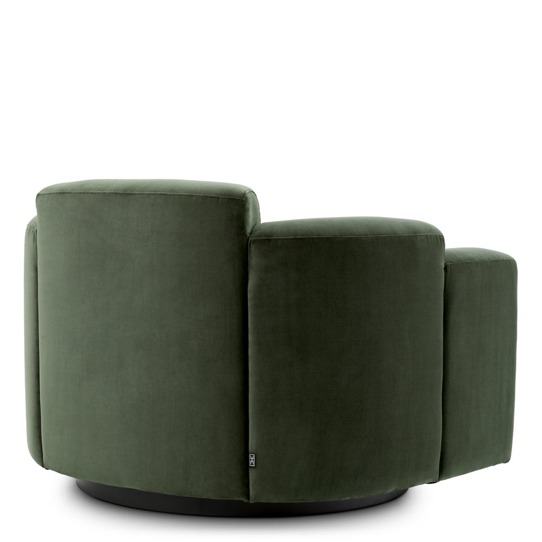Swivel Chair Marbella Torrin Green Velvet New Collection - January 2026 Eichholtz