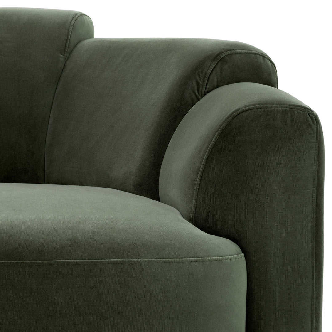 Swivel Chair Marbella Torrin Green Velvet New Collection - January 2026 Eichholtz