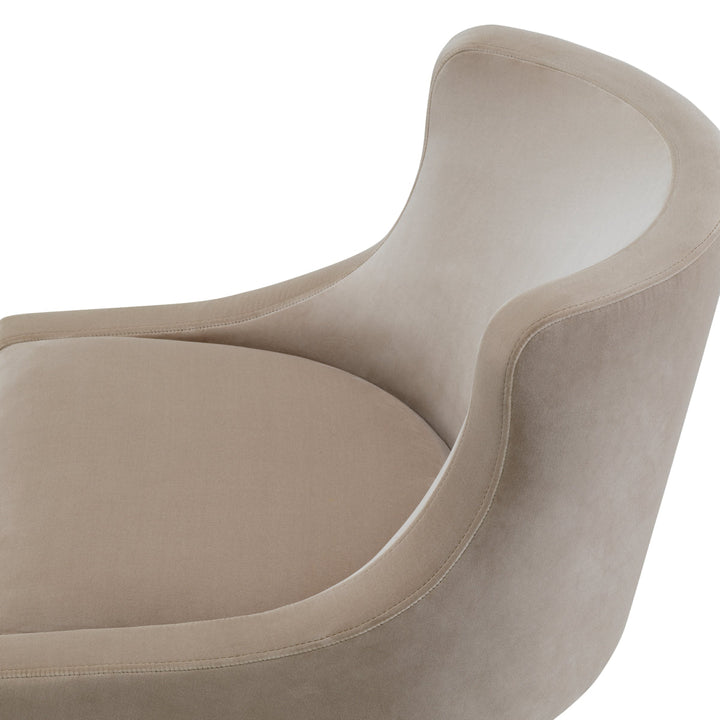 Dining Chair Chavelle Black Finish Torrin Natural Velvet New Collection - January 2026 Eichholtz