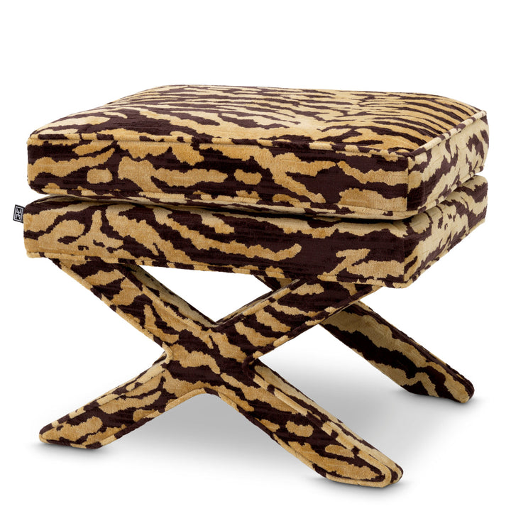 Stool Cordoba Tigris Brown New Collection - January 2026 Eichholtz