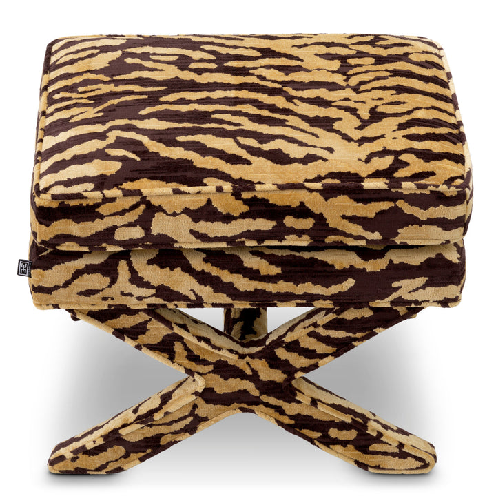 Stool Cordoba Tigris Brown New Collection - January 2026 Eichholtz