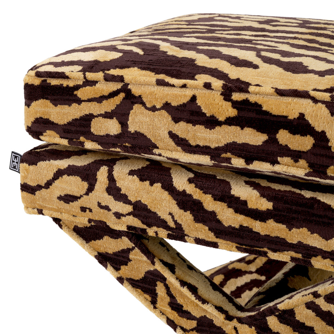 Stool Cordoba Tigris Brown New Collection - January 2026 Eichholtz