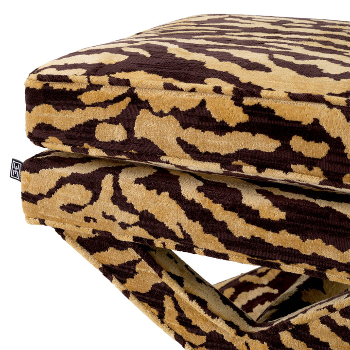 Stool Cordoba Tigris Brown New Collection - January 2026 Eichholtz