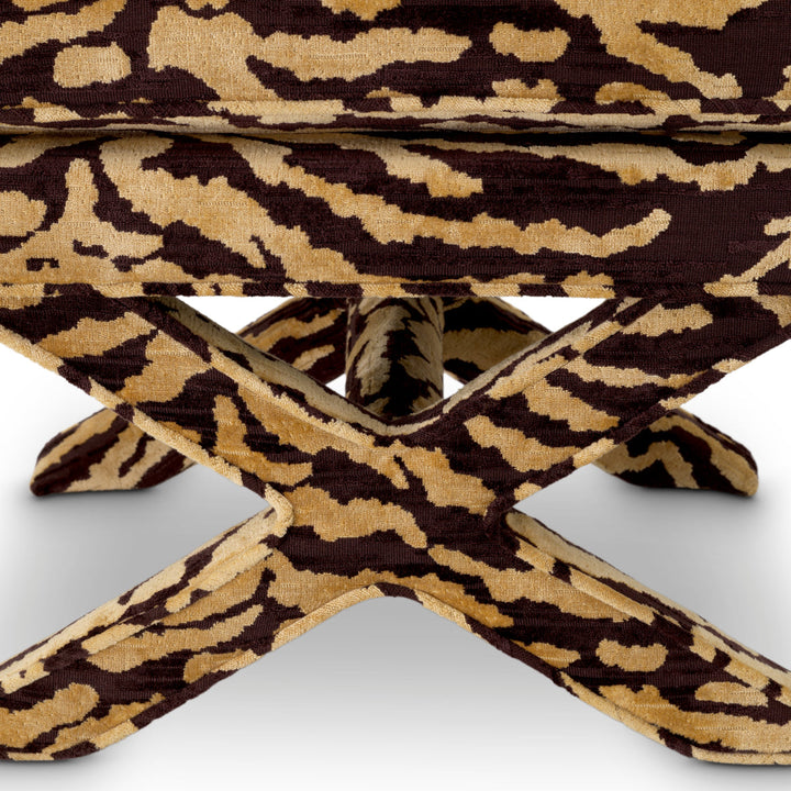 Stool Cordoba Tigris Brown New Collection - January 2026 Eichholtz
