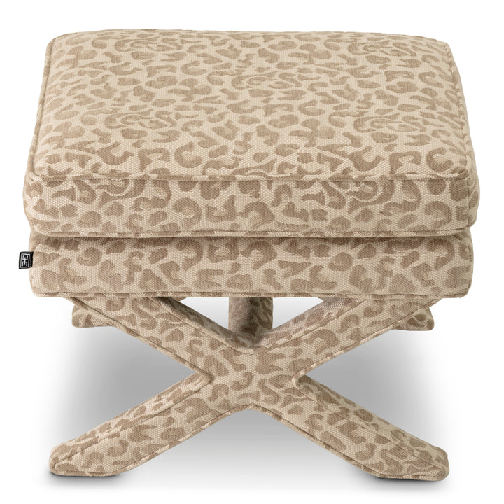 Stool Cordoba Harley Leopard Beige - Image 5