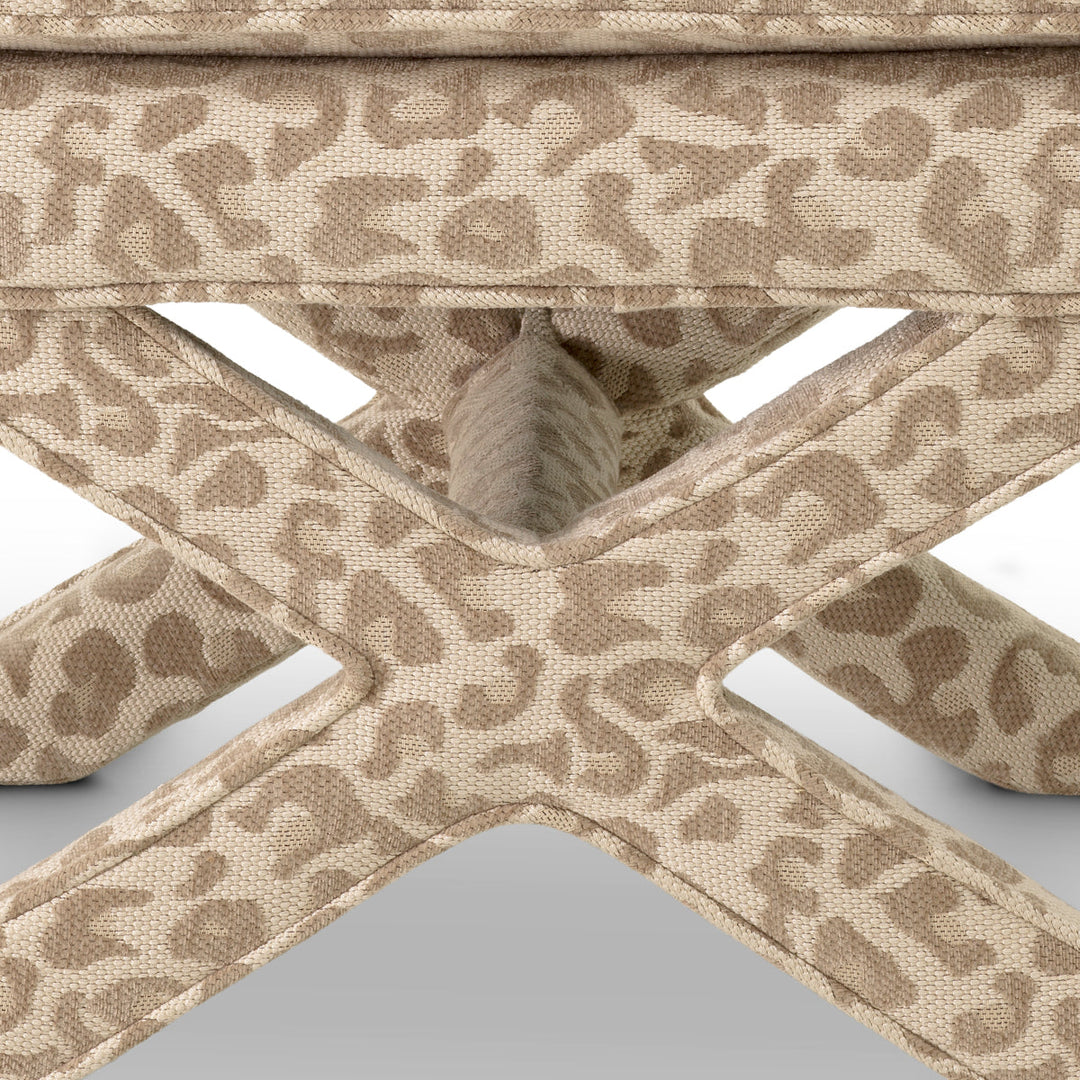Stool Cordoba Harley Leopard Beige New Collection - January 2026 Eichholtz