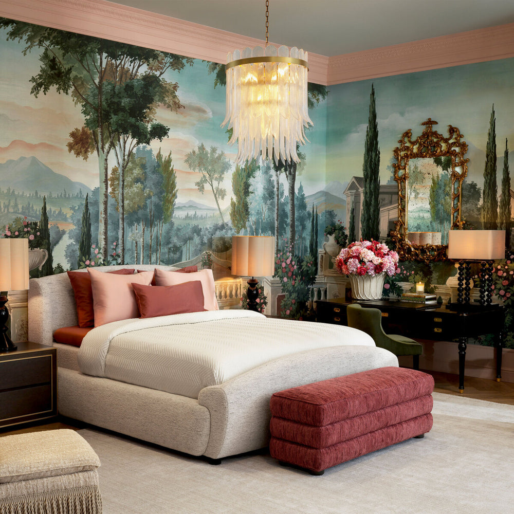 Dining Chair Chavelle Black Finish Torrin Green Velvet - Image 2