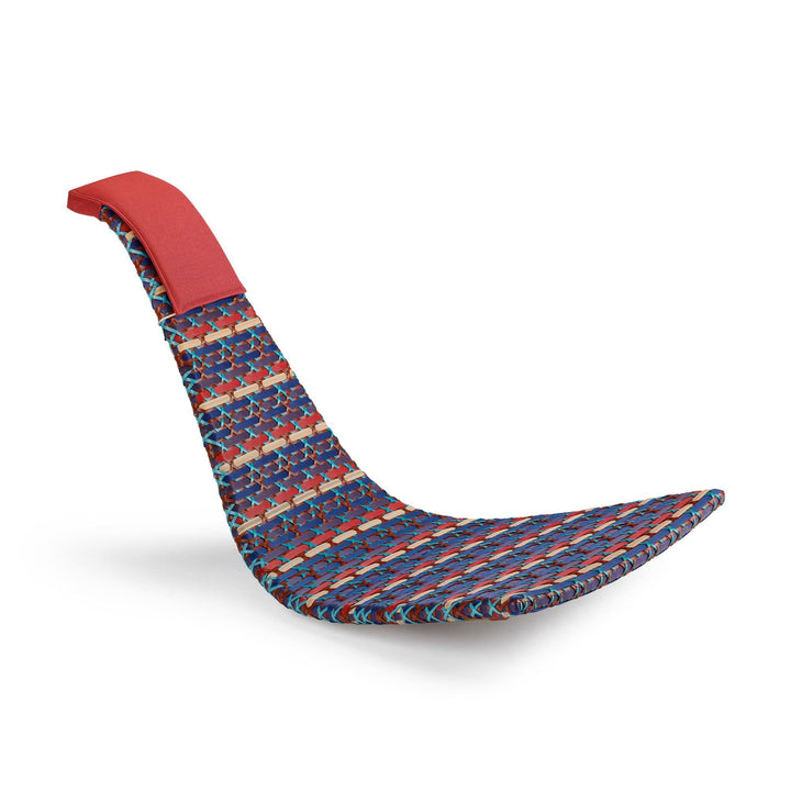 Fedro Floor Rocker with Head Cushion Outdoor Seating Dedon 529 Flamingo