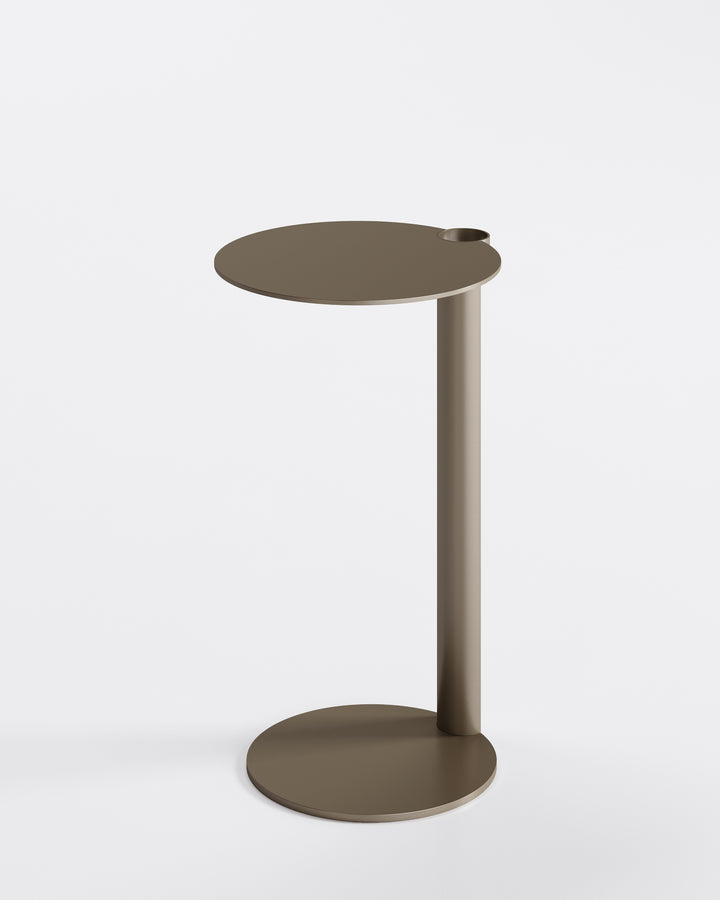 Aldo End Table Bronze End Table Eforma Ø9¾" 17¾"H Bronze Metal