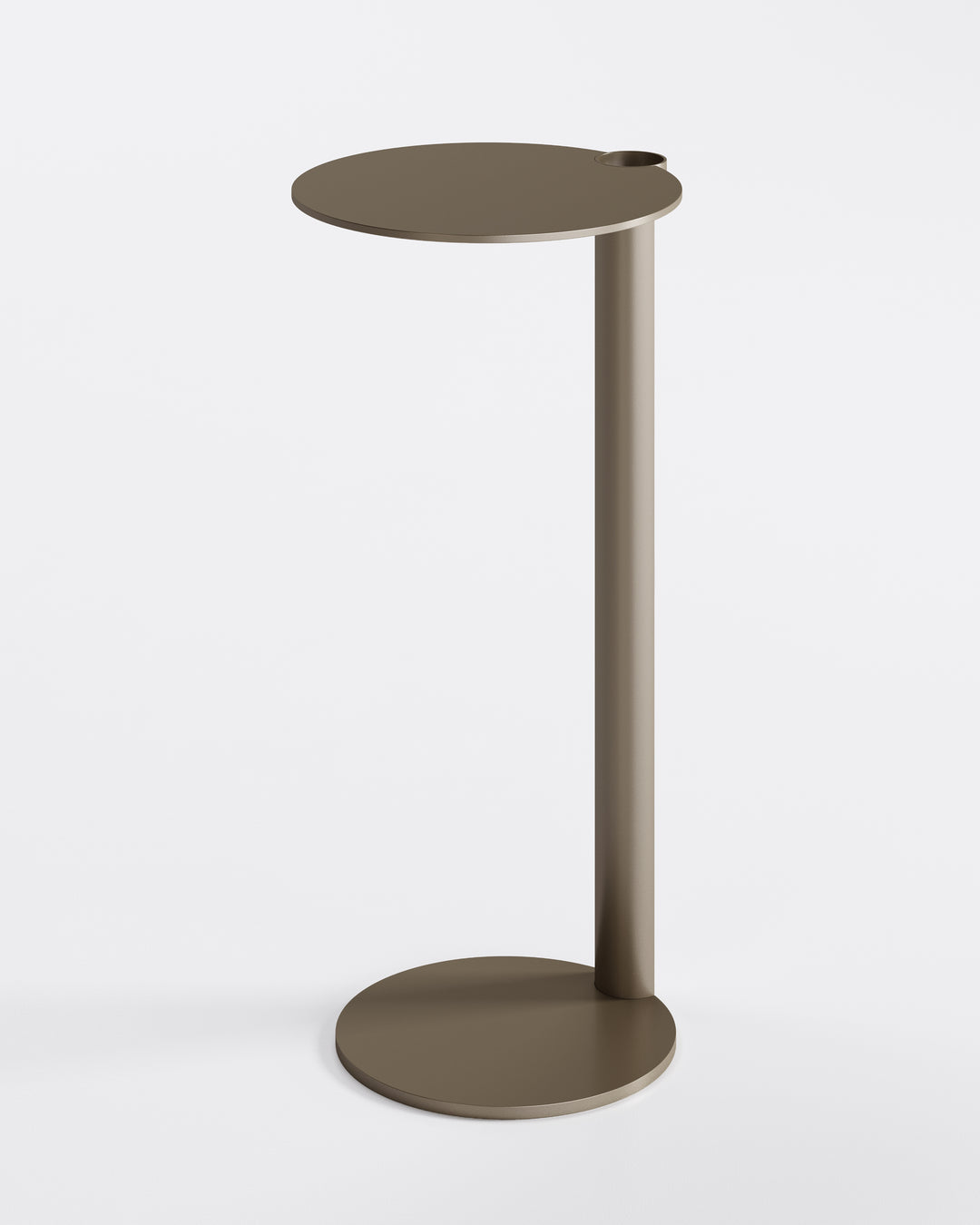 Aldo End Table Bronze End Table Eforma Ø9¾" 21¾"H Bronze Metal