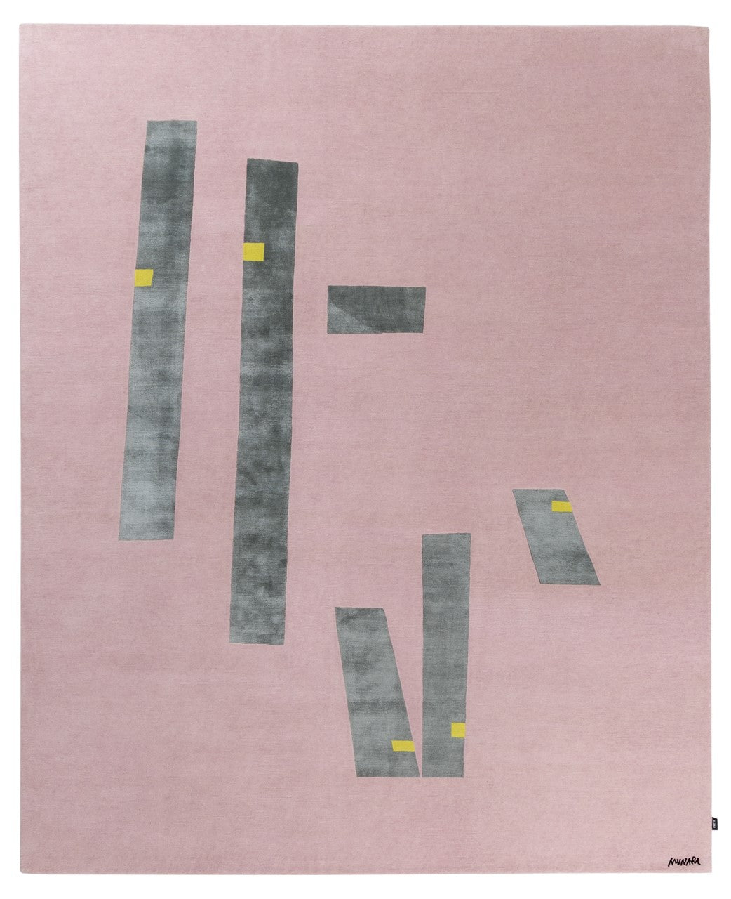 Macchine Inutili Pink Rug