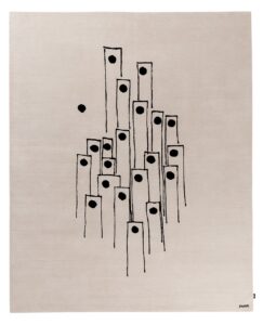 Viaggio nella Fantasia - Skyscrapers Rug - Beige