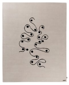Viaggio nella Fantasia - Curved Lines Rug - Beige