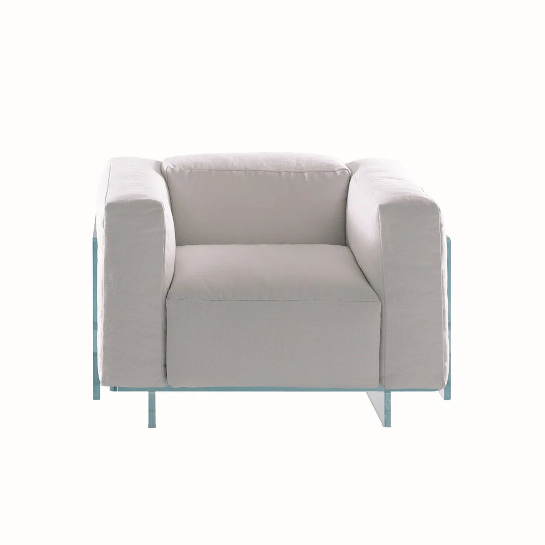 Crystal Lounge Sofa Sofa Glas Italia   